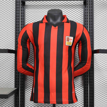 Camisola Manga Comprida Ac Milan 2024-25 Edição Especial 125º Aniversario Versão Jogador