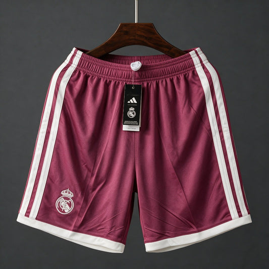 Calções Real Madrid CF 2026-27 Alternativos Vermelhos