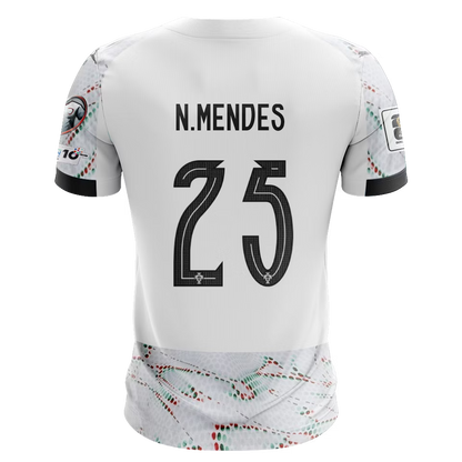 Camisola Portugal 2025 Alternativa Versão Adepto N.MENDES #25