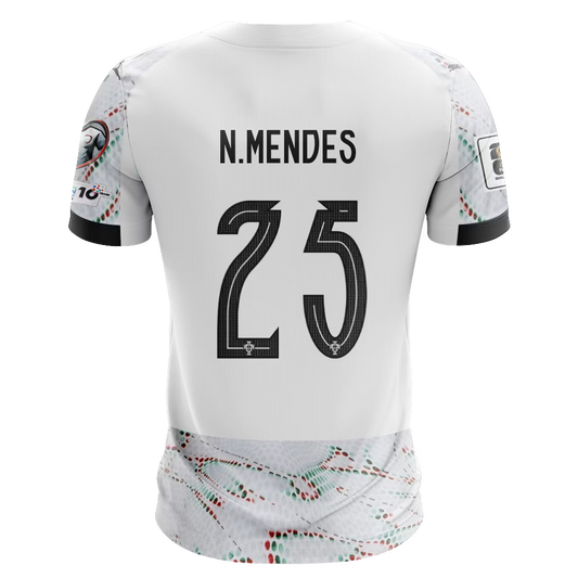 Camisola Portugal 2025 Alternativa Versão Adepto N.MENDES #25
