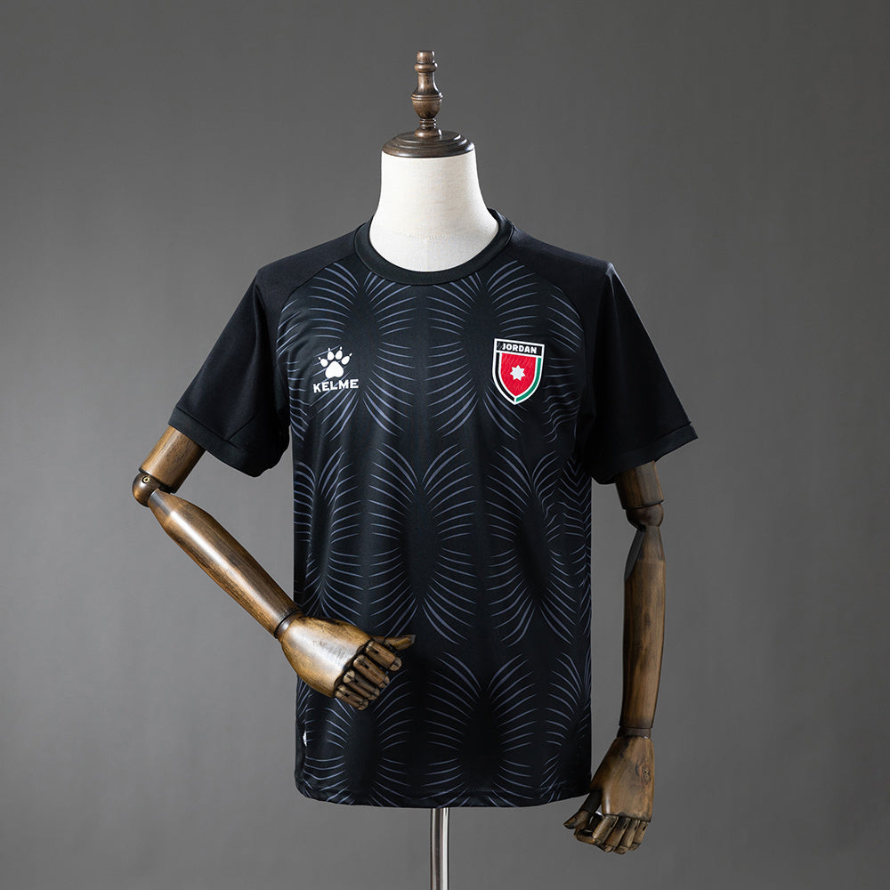 Camisola Jordânia 2026 Alternativa Preta Versão Adepto