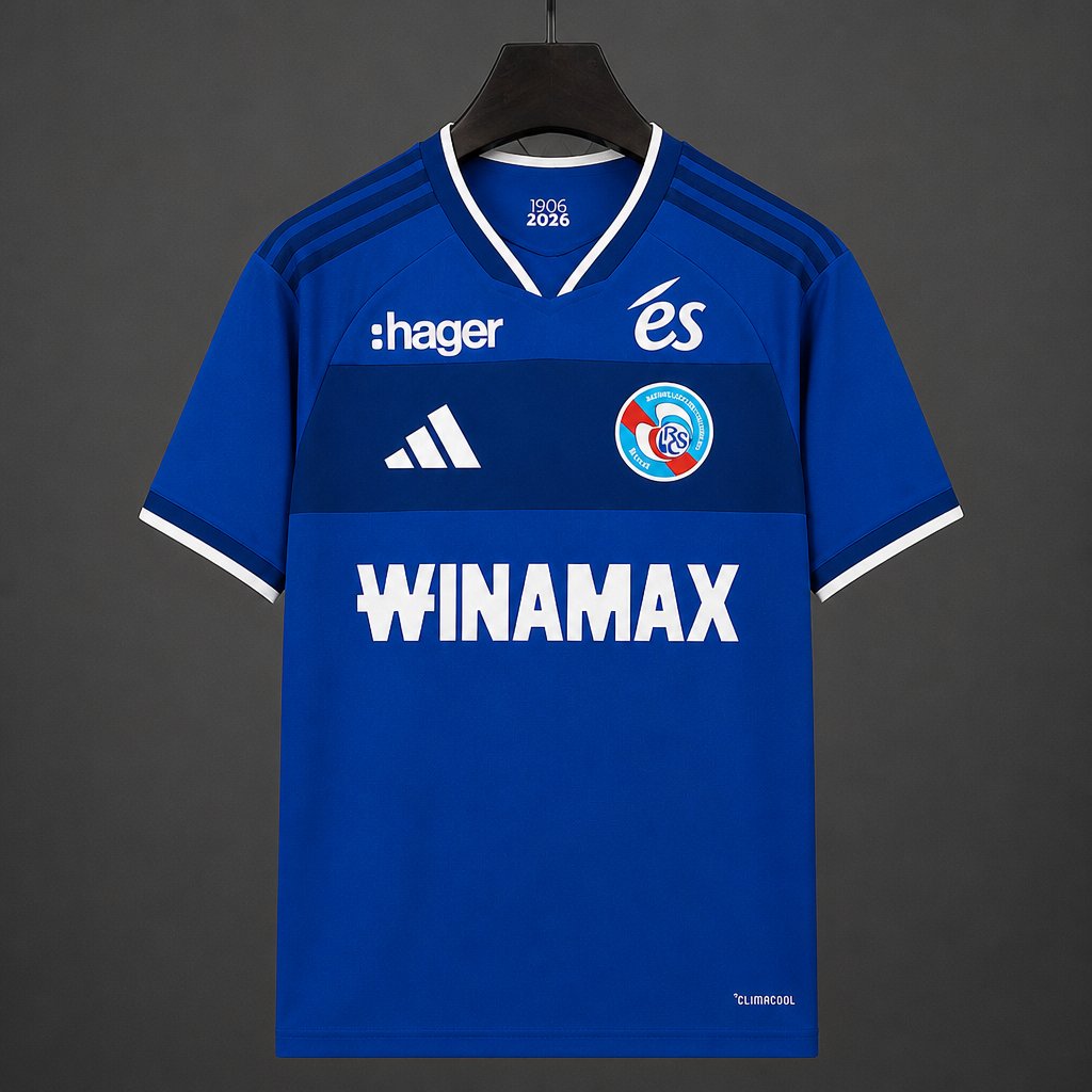 Camisola RC Strasbourg 2026-27 Principal Versão Adepto