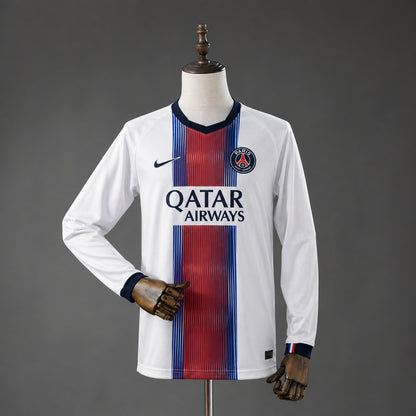 Camisola Manga Comprida FC Paris Saint-Germain 2026-27 Alternativa Branca Versão Adepto