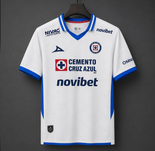 Camisola CD Cruz Azul 2026-27 Alternativa Branca Versão Adepto