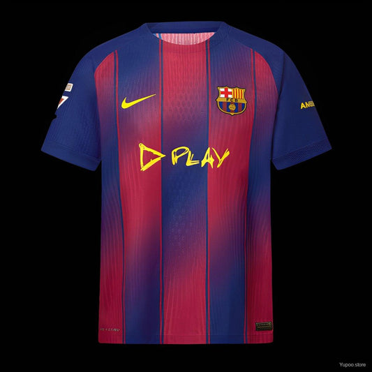 Camisola FC Barcelona 2025-26 Edição Ed Sheeran Versão Adepto