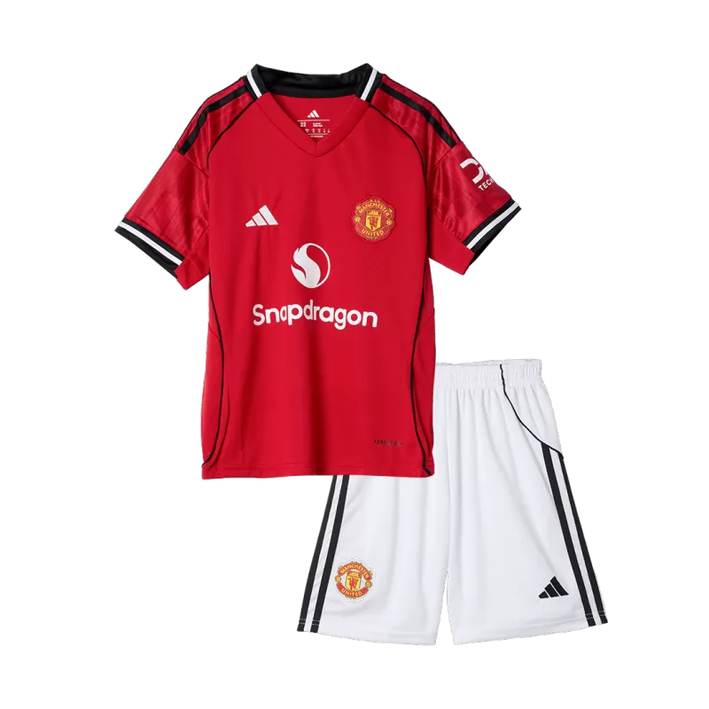 Kit Criança M-United 2025-26 Principal