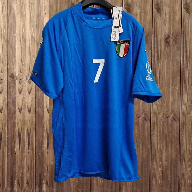 Camisola Italia 2002 Principal Versão Adepto