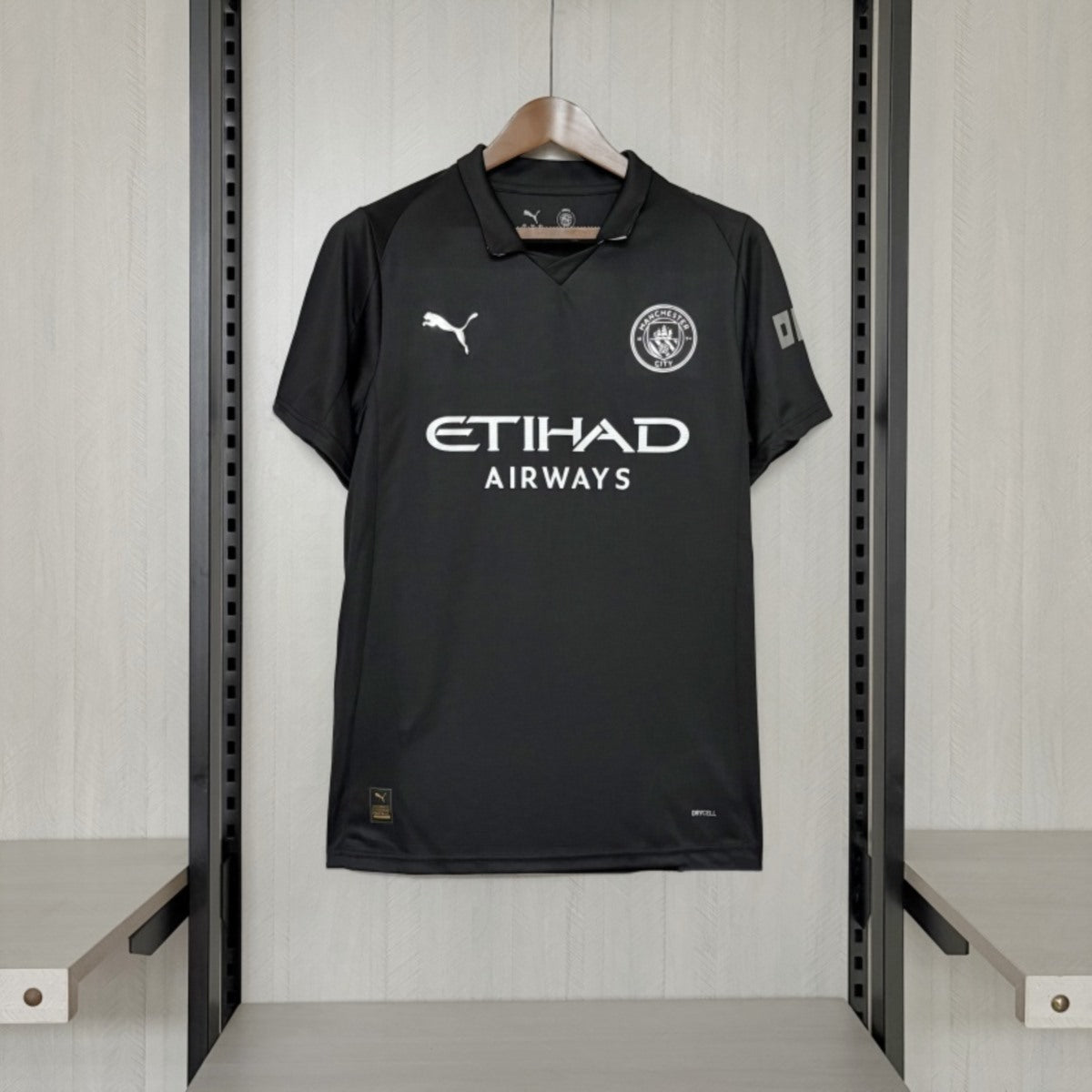Camisola MCI 2025-26 Alternativa Preta Versão Adepto