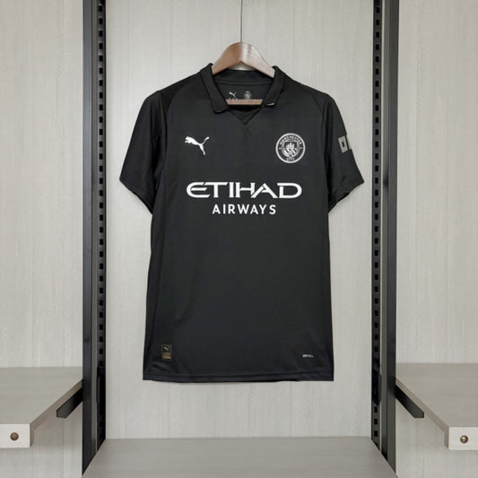 Camisola MCI 2025-26 Alternativa Preta Versão Adepto