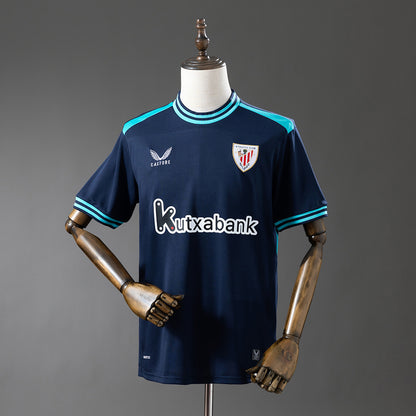 Camisola Athletic Club Bilbao 2025-26 Alternativa Azul Versão Adepto