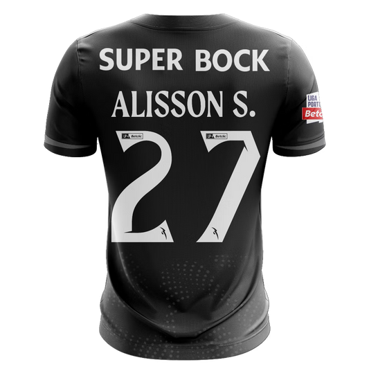 Camisola SCP 2025-26 Alternativa Preta Versão Adepto ALISSON S. #27