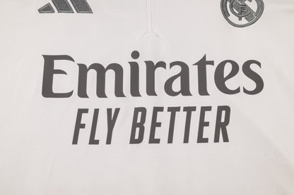 Fato de Treino Real Madrid CF 2024-25 - Camisola com Fecho