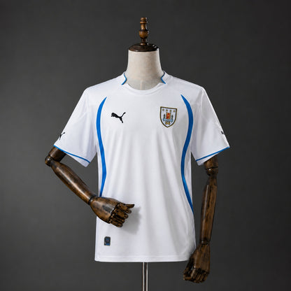 Camisola Uruguai 2010 Alternativa Branca Versão Adepto
