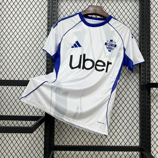 Camisola Como 1907 2025-26 Alternativa Branca Versão Adepto