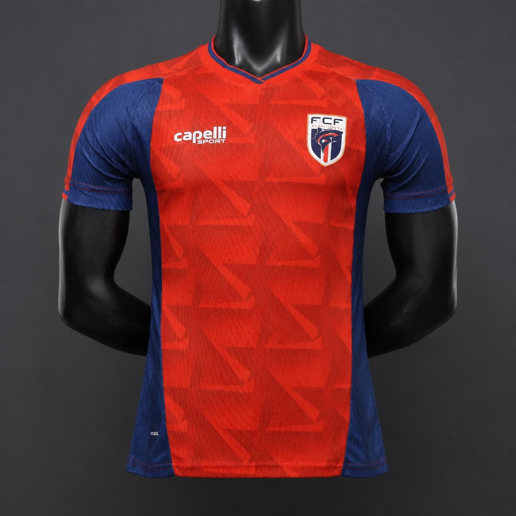 Camisola Cabo Verde 2026 Alternativa Vermelha Versão Jogador