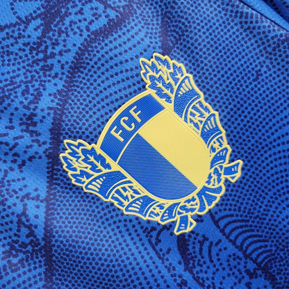 Camisola FC Famalicão 2025-26 Alternativa Azul Versão Adepto