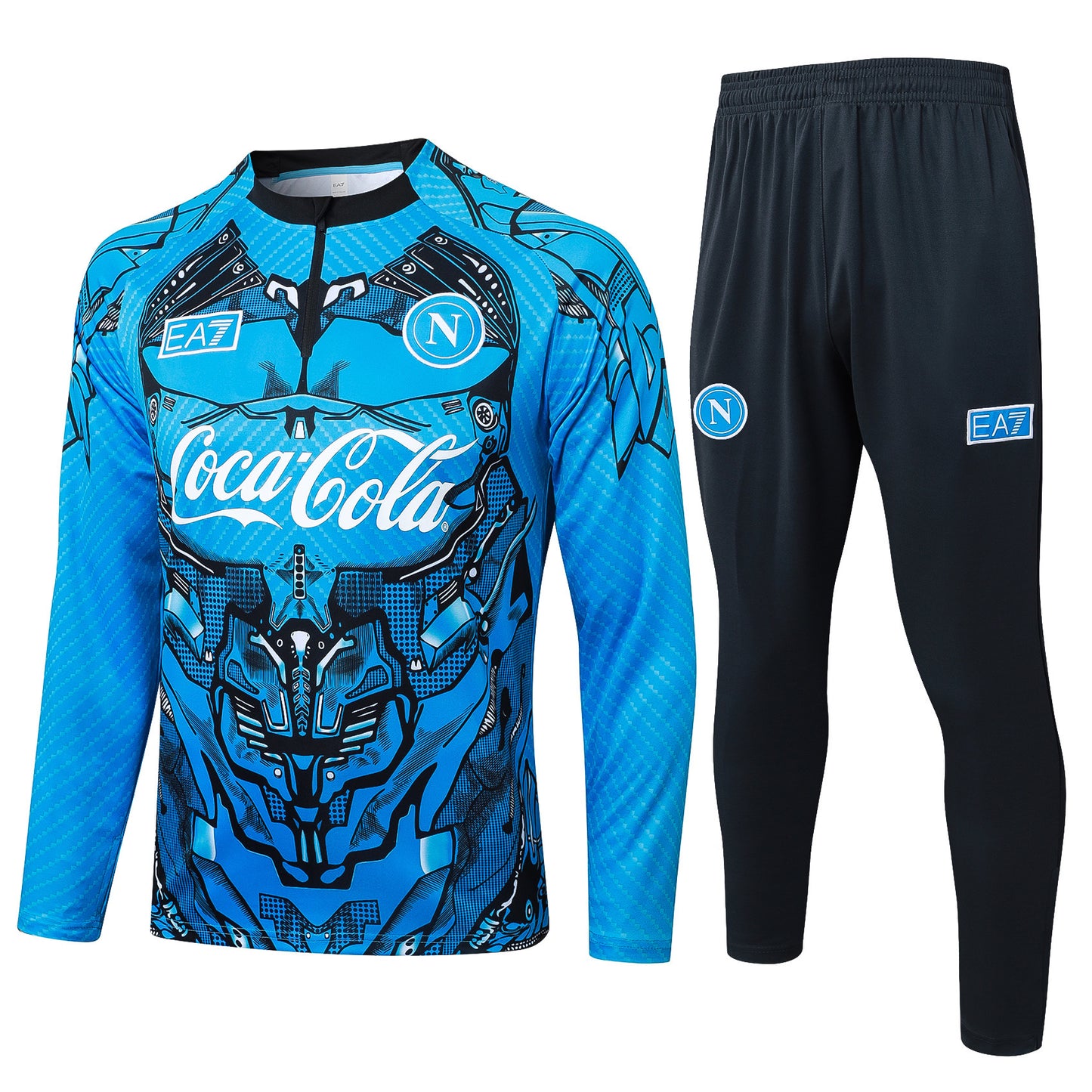 Fato de Treino Napoles 2025-26 - Camisola com Fecho