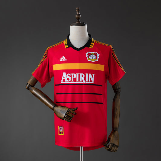 Camisola Bayer 04 Leverkusen 1999-00 Principal Versão Adepto
