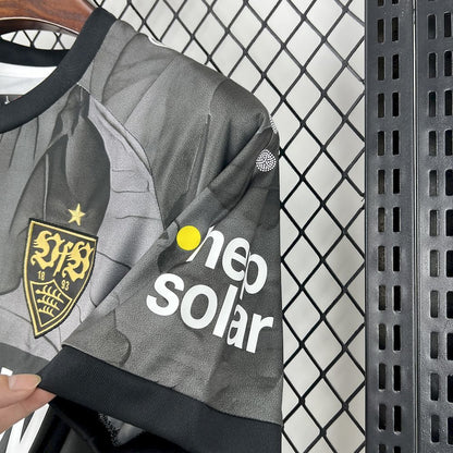 Camisola VfB Estugarda 2025-26 Alternativa Preta Versão Adepto