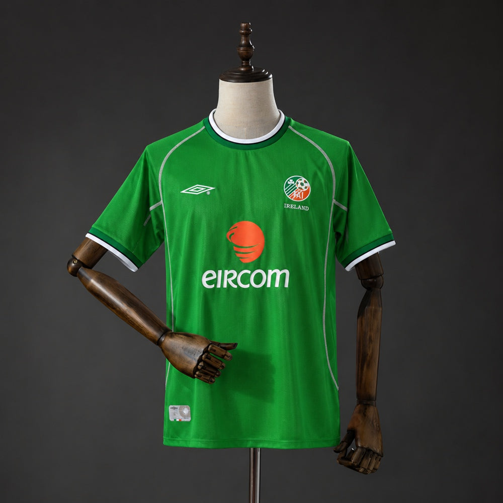 Camisola Irlanda 2002 Principal Versão Adepto