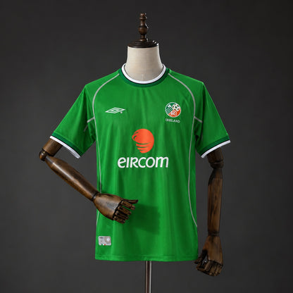 Camisola Irlanda 2002 Principal Versão Adepto