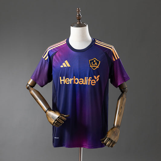 Camisola Los Angeles Galaxy 2025-26 Alternativa Azul Versão Adepto
