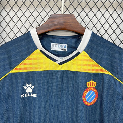 Camisola RCD Espanyol 2025-26 Alternativa Azul Versão Adepto