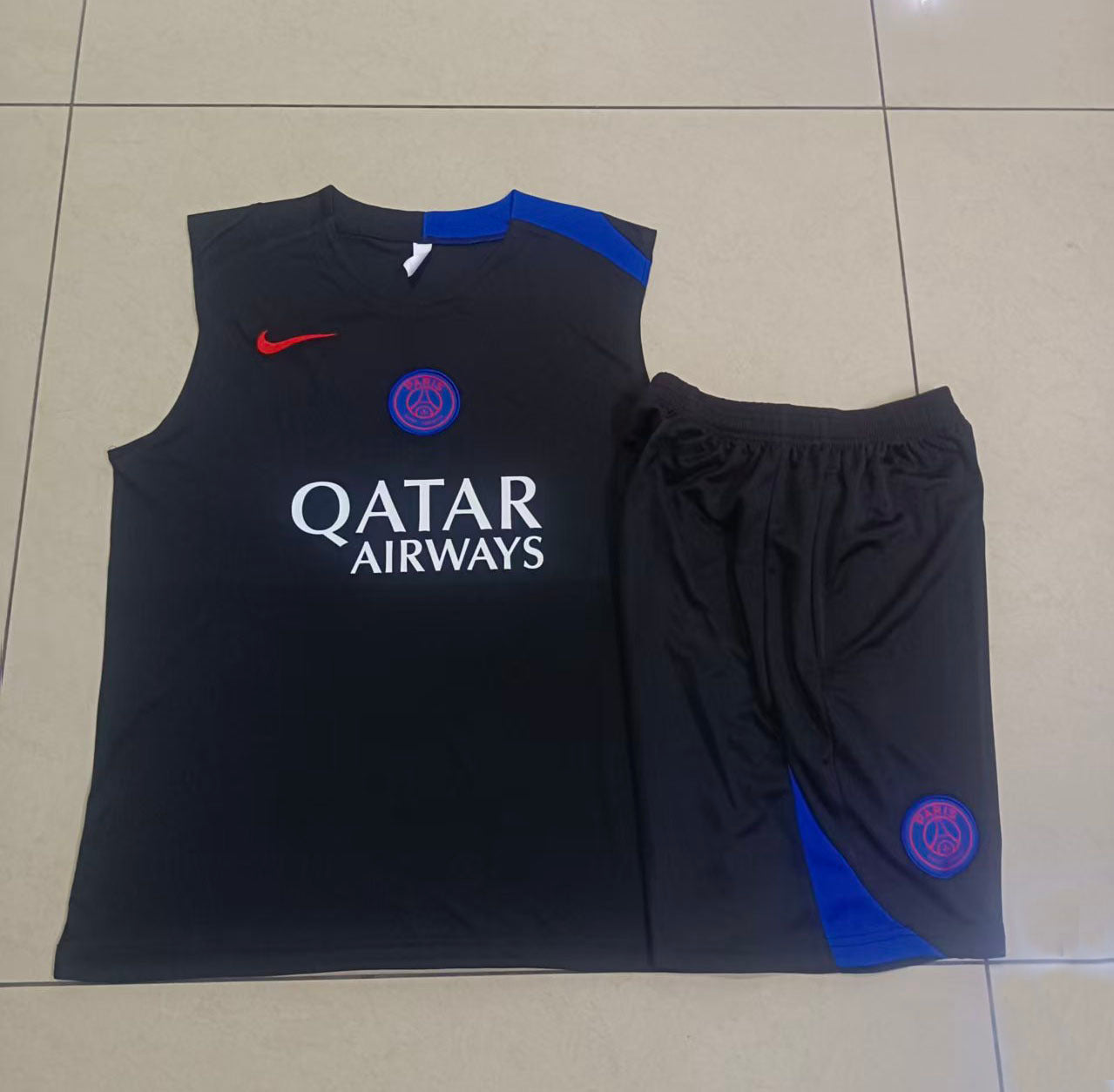 Kit Treino Manga Cava FC Paris Saint-Germain 2025-26