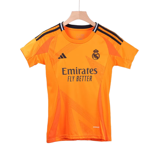 Camisola Real Madrid CF 2024-25 Alternativa Laranja Versão Mulher