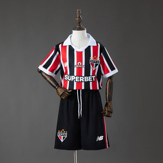 Kit Criança São Paulo 2026-27 Alternativo Riscas