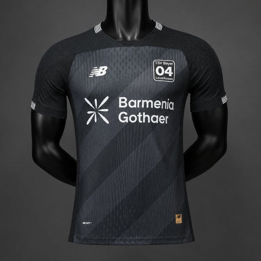 Camisola Bayer 04 Leverkusen 2026-27 Alternativa Preta Versão Jogador