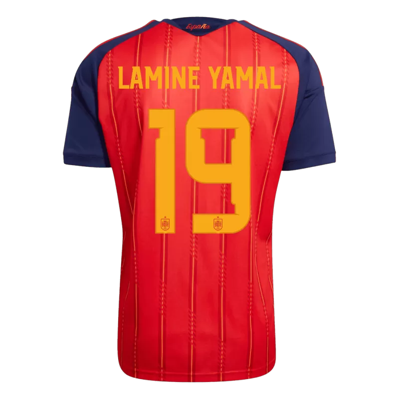 Camisola Espanha 2026 Principal 2 Estrelas Campeão Versão Adepto LAMINE YAMAL #19