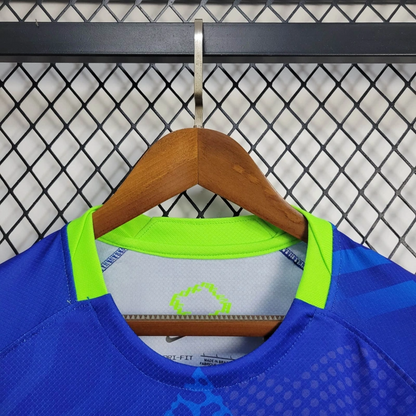 Camisola Brasil 2025 Alternativa Azul Versão Adepto