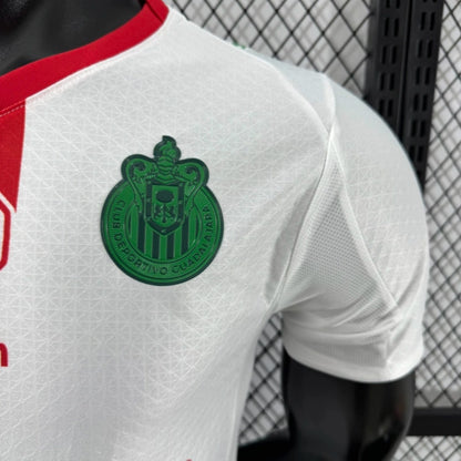 Camisola CD Chivas 2025-26 Alternativa Branca Versão Jogador