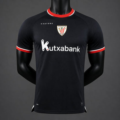 Camisola Athletic Club Bilbao 2026-27 Alternativa Preta Versão Jogador