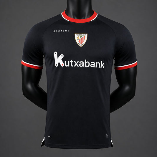 Camisola Athletic Club Bilbao 2026-27 Alternativa Preta Versão Jogador