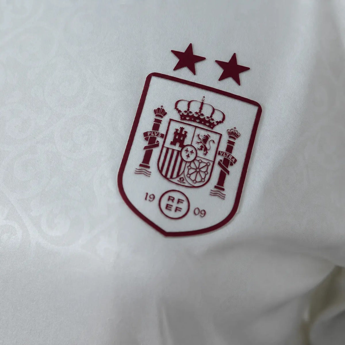 Camisola Espanha 2026 Alternativa Branca 2 Estrelas Campeão Versão Mulher