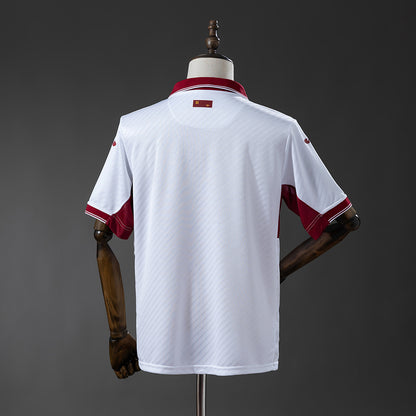 Camisola Real Murcia CF 2025-26 Alternativa Branca Versão Adepto