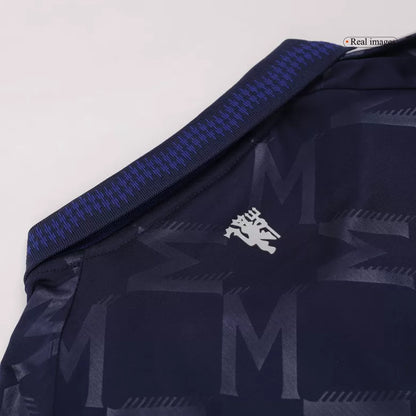 Camisola M-United 2024-25 Alternativa Azul Versão Adepto GARNACHO #17