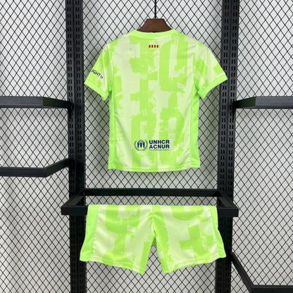 Kit Criança FC Barcelona 2025-26 Edição Travis Scott