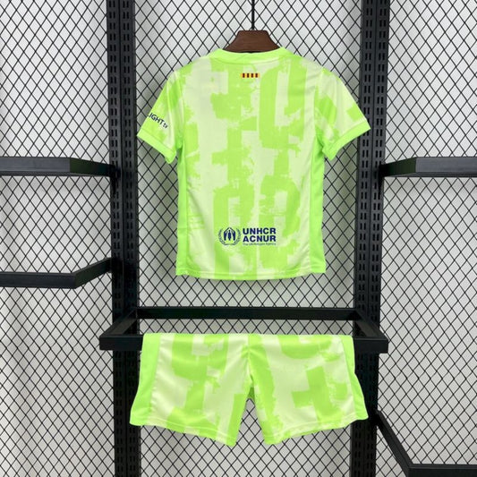 Kit Criança FC Barcelona 2025-26 Edição Travis Scott