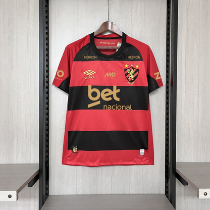 Camisola SC Recife 2025-26 Principal Versão Adepto Todos Patrocinadores