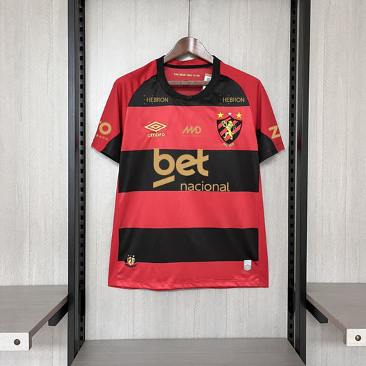 Camisola Sport Recife 2025-26 Principal Versão Adepto Todos Patrocinadores