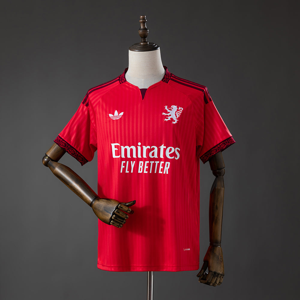 Camisola Olympique Lyon 2026-27 Alternativa Vermelha Versão Adepto
