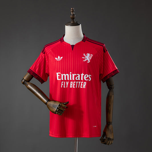 Camisola Olympique Lyon 2026-27 Alternativa Vermelha Versão Adepto