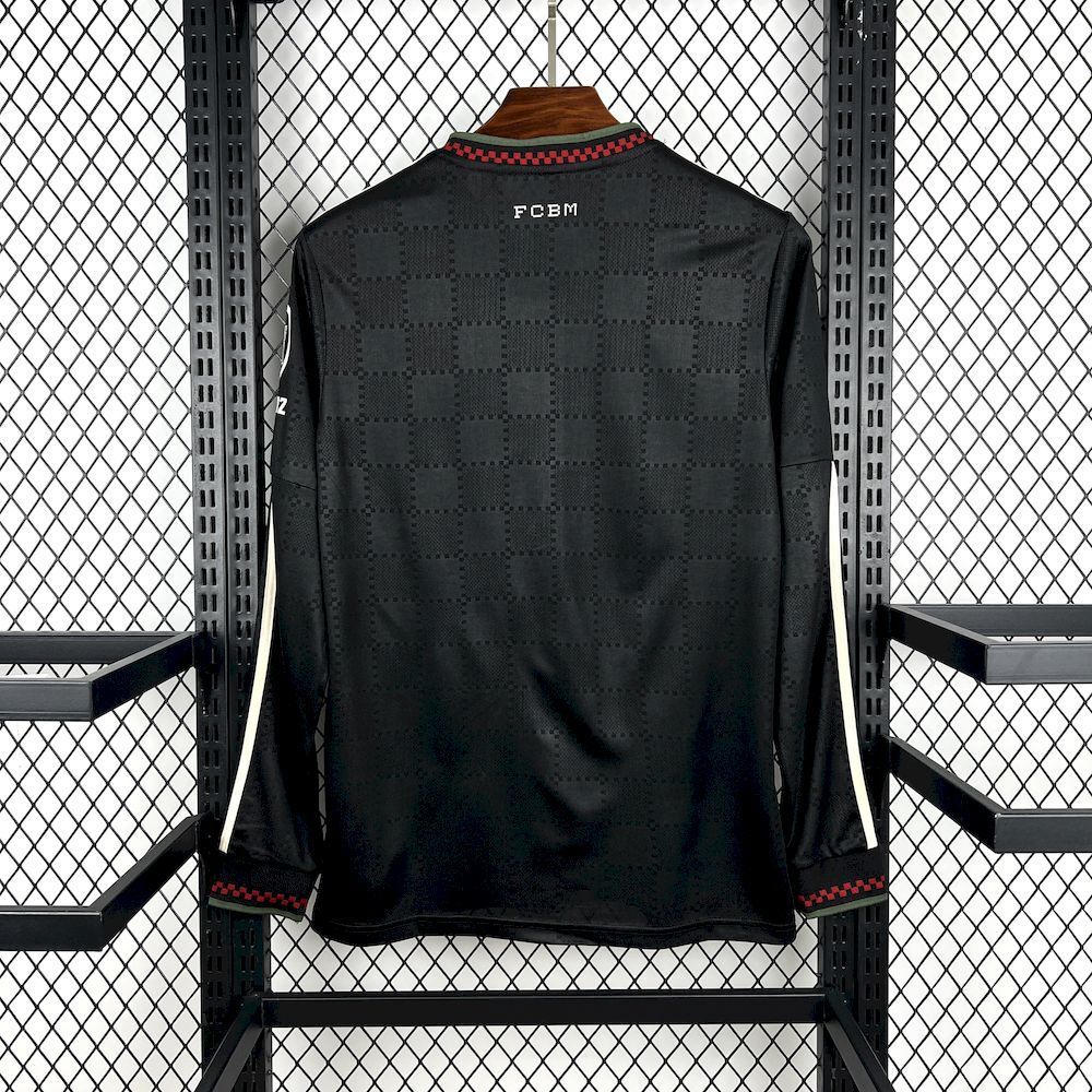 Camisola FC Bayern 2025-26 Alternativa Preta Versão Adepto