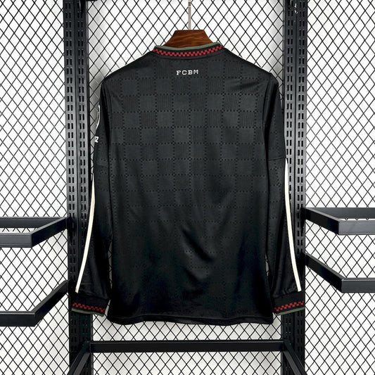 Camisola FC Bayern 2025-26 Alternativa Preta Versão Adepto