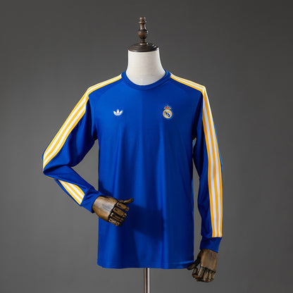 Camisola Manga Comprida Real Madrid CF 2026-27 Terrace Icons Versão Adepto