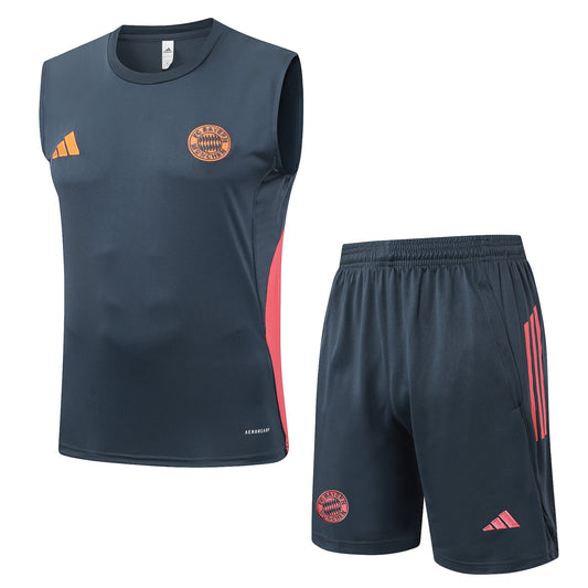 Kit Treino Manga Cava FC Bayern Munique 2025-26
