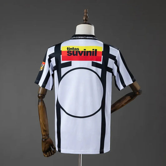 Camisola SC Corinthians 1996-97 Alternativa Branca Versão Adepto